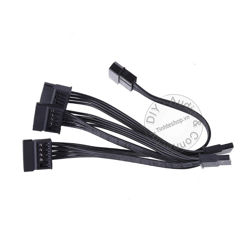 Molex IDE 4 pin to 5 SATA cable