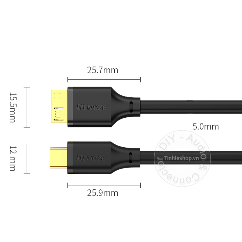 USB type-C to USB 3.0 cable micro BM