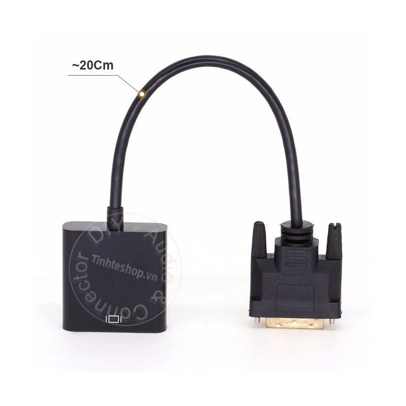 DVI-D 24+1 to VGA adapter