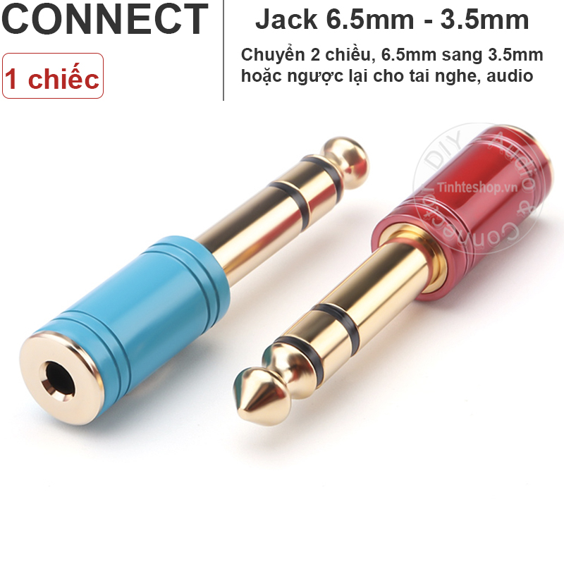 6.5mm male to 3.5mm female adapter
