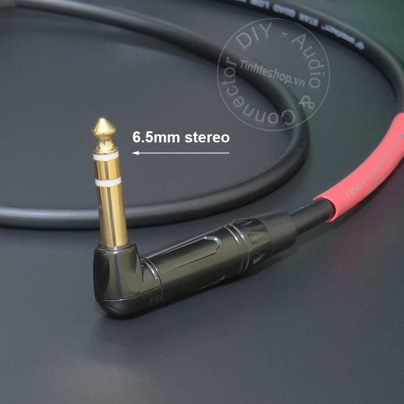 6.35mm stereo to 2 RCA cable