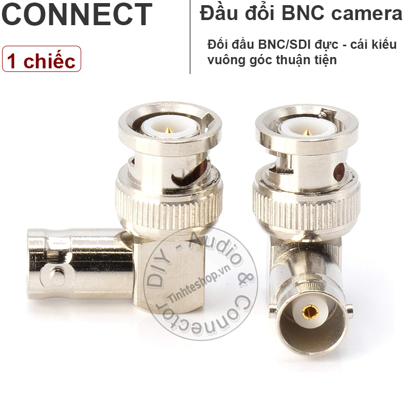 BNC SDI male to female 90 degree square head