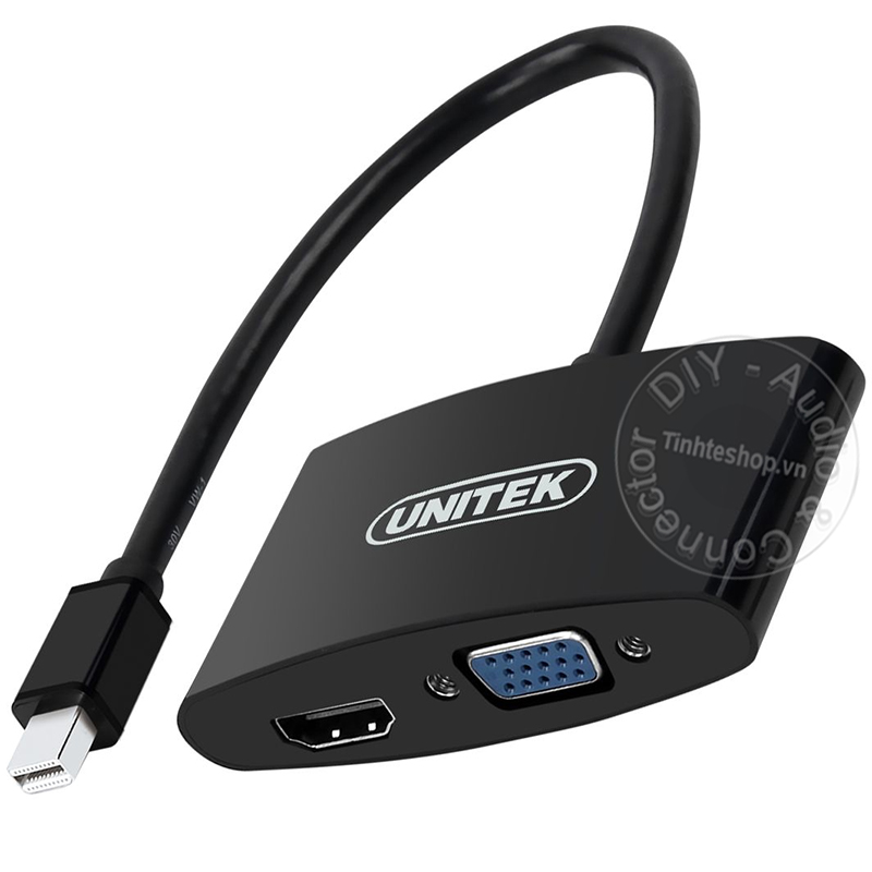Cáp chuyển đổi Minidisplayport sang HDMI và VGA Unitek Y6328