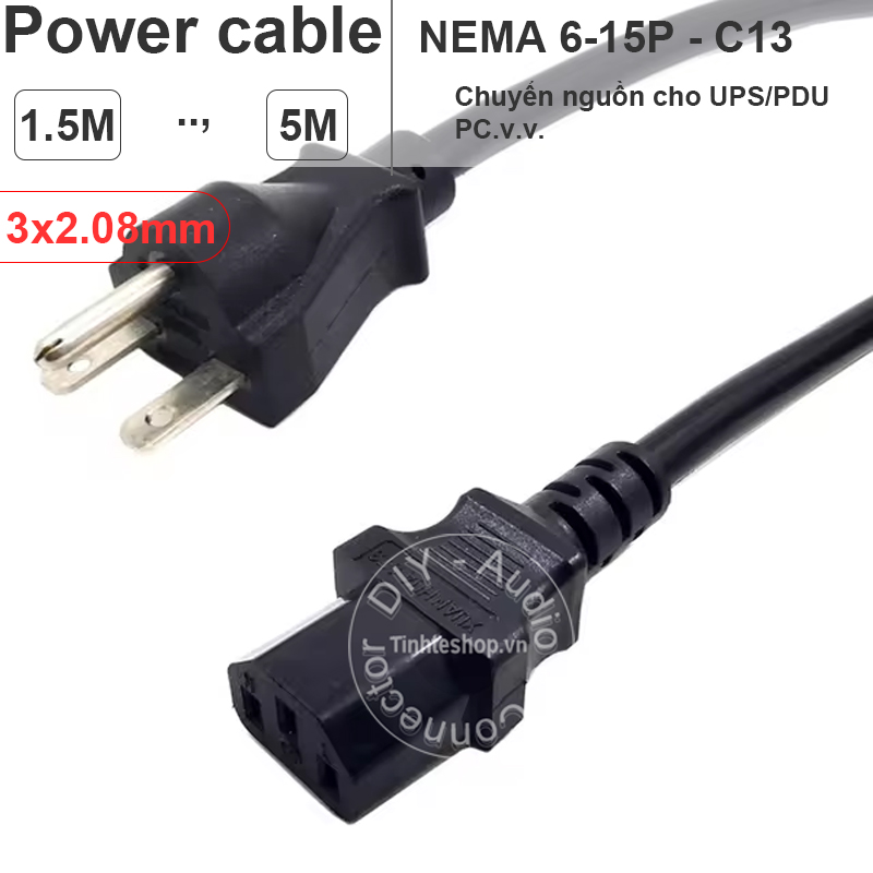 cap nguon nema 6-15p sang c13