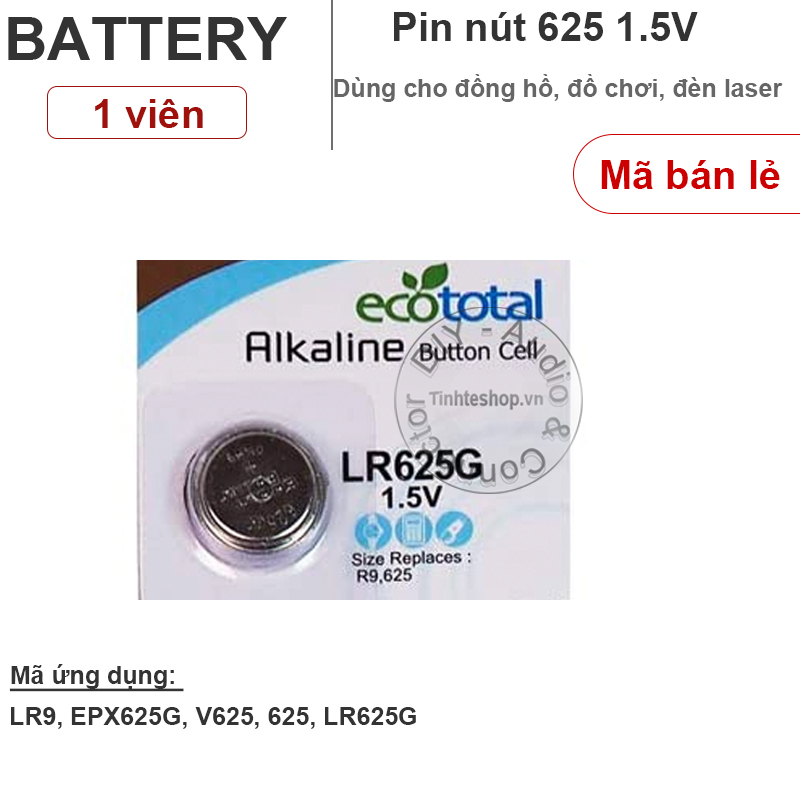 Pin alkaline LR625G EPX625G V625 625 LR9 GoldenPower