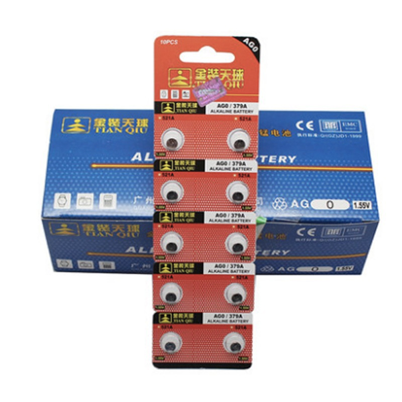 Pin alkaline AG0 379A SR521 379 618 SR63 521 SR521SW