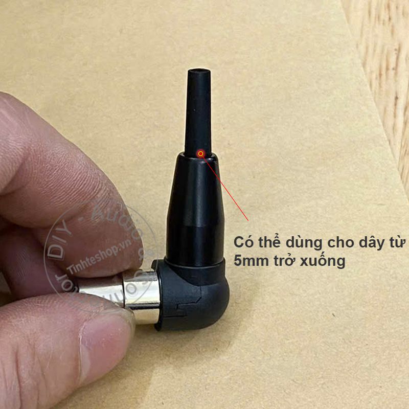 90 degree mini XLR audio plug