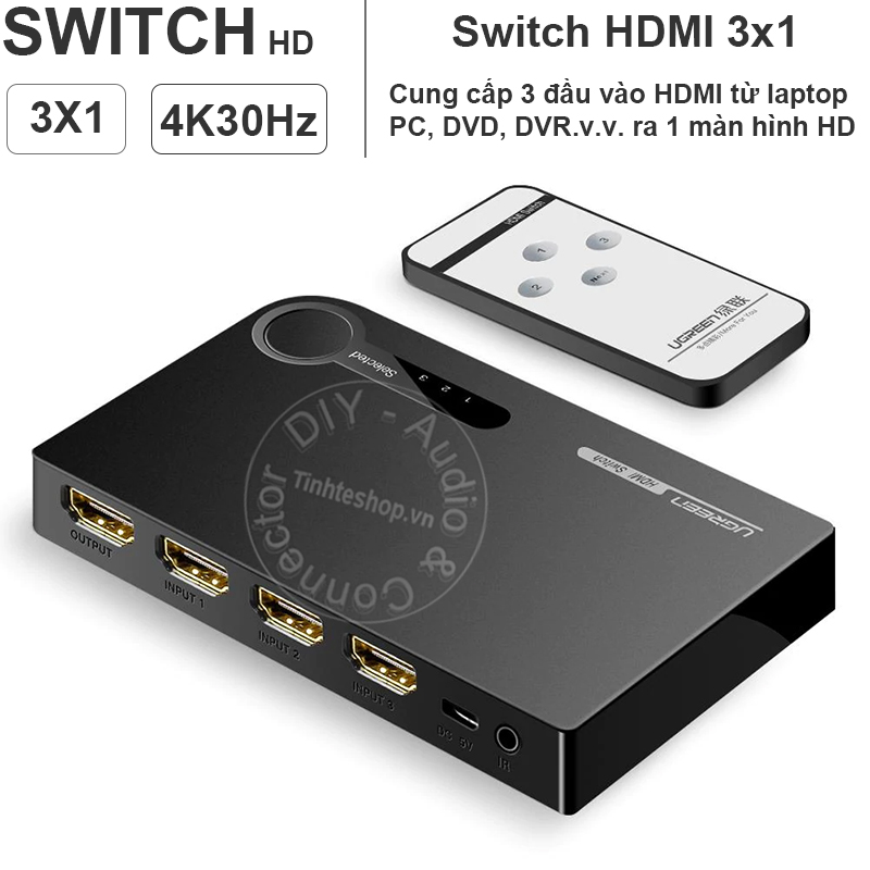 Switch HDMI 3 in 1