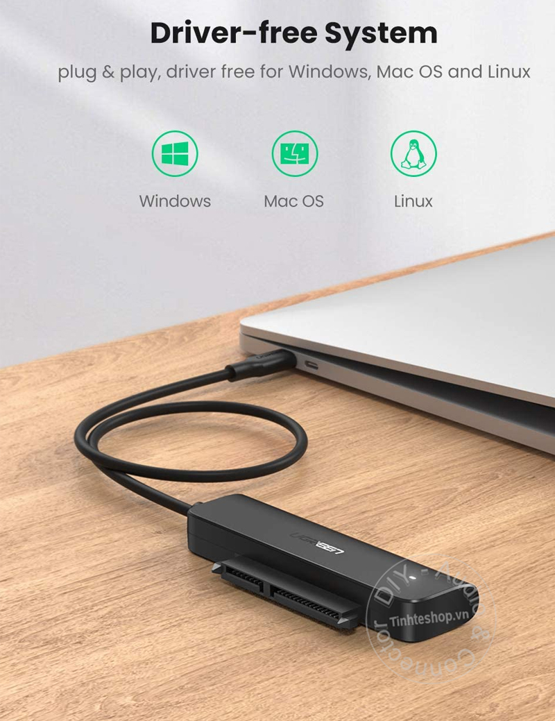 USB type-C to SATA 2.5 inches support 10TB