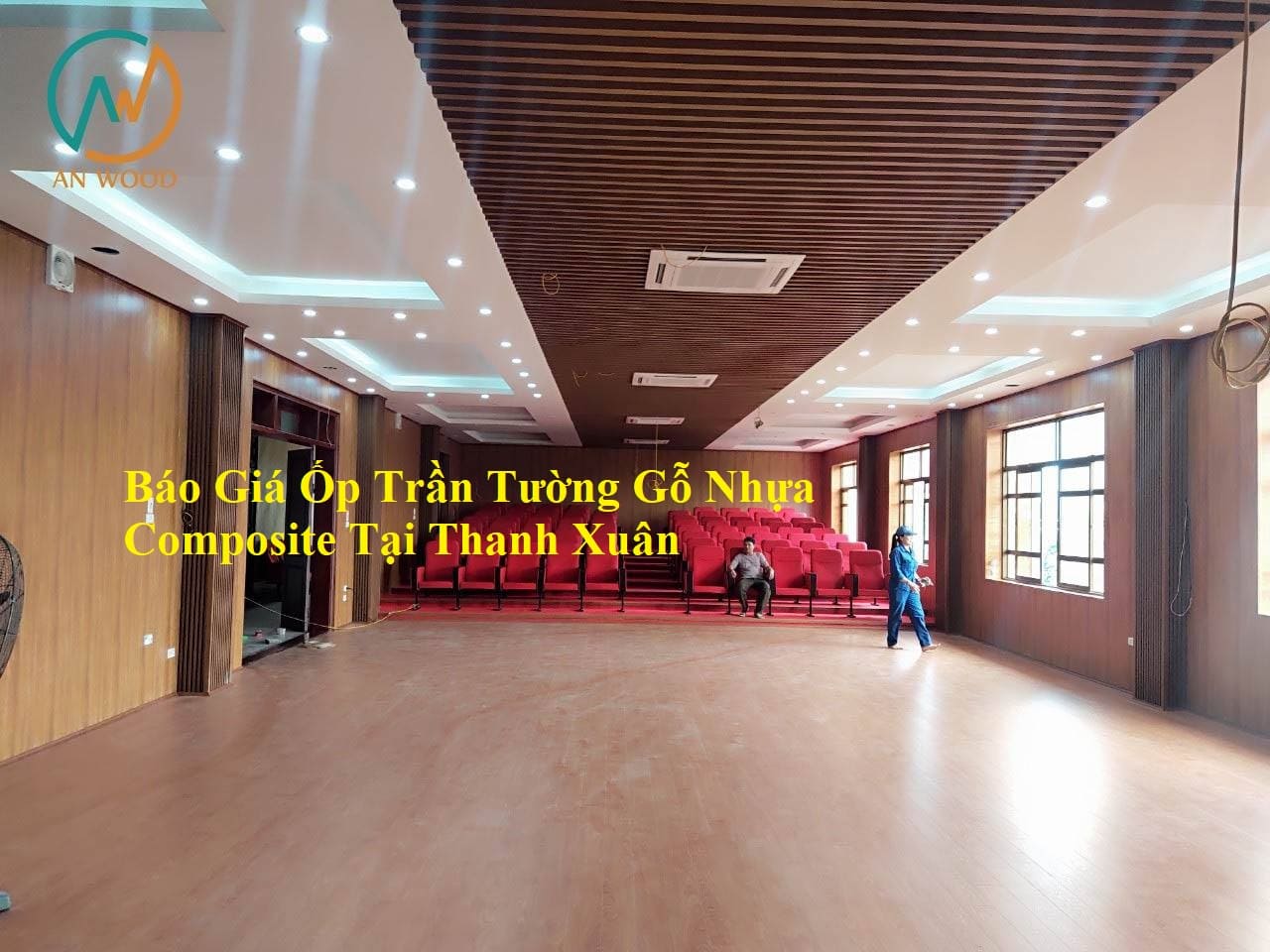 Gỗ nhựa ốp trần tường tại Thanh Xuân