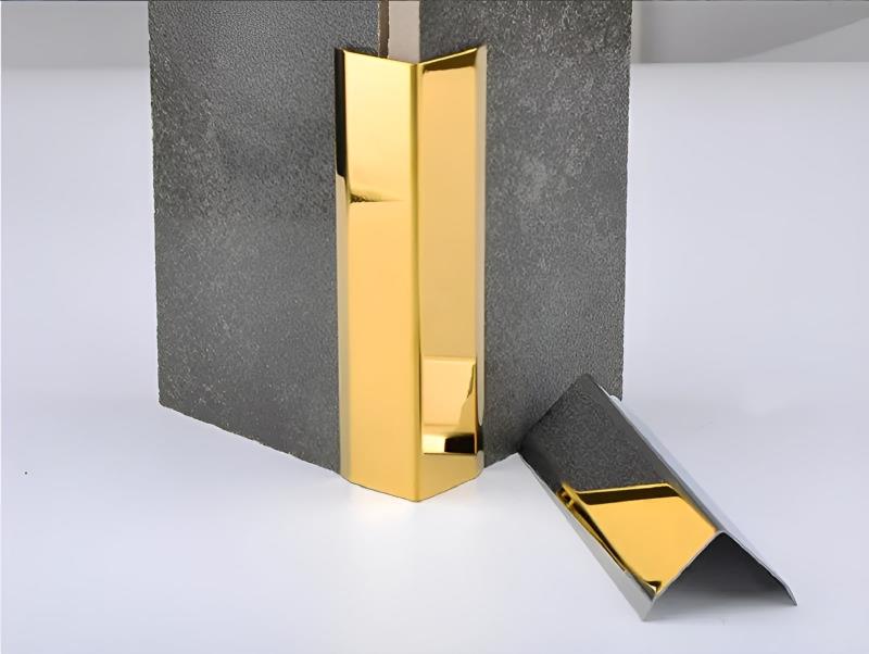 Giá nẹp v inox mạ vàng