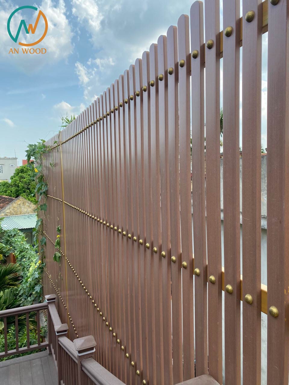 Hàng rào gỗ nhựa composite