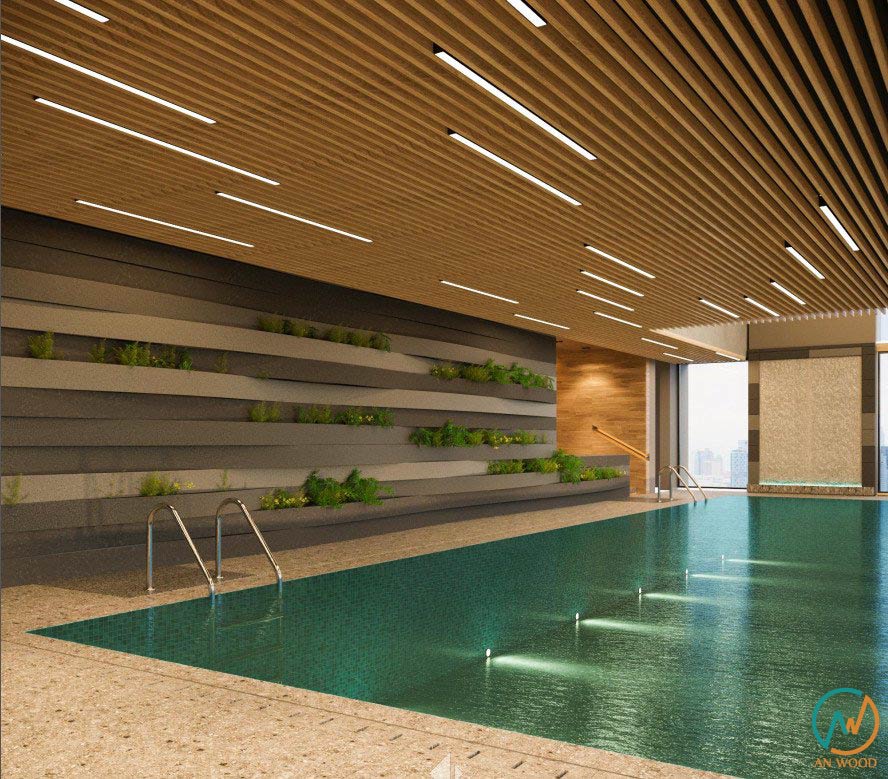 Trần nan bể bơi