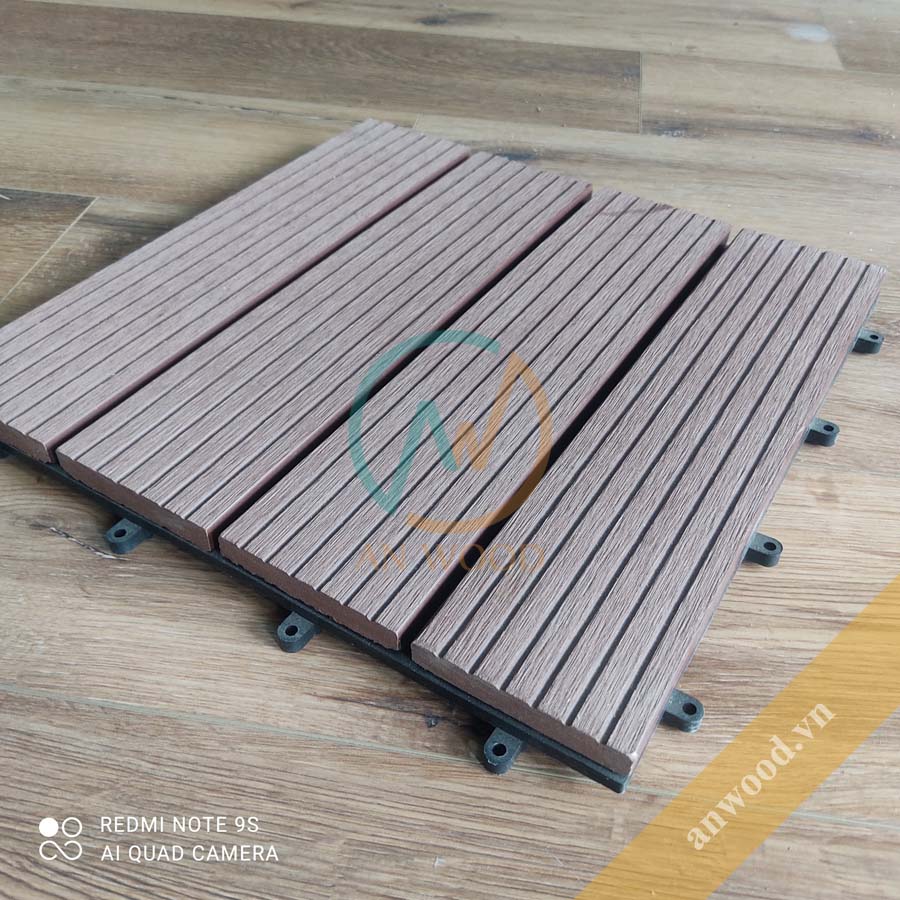 Vỉ Gỗ Nhựa WPC Composite Lót Sàn Ngoài Trời