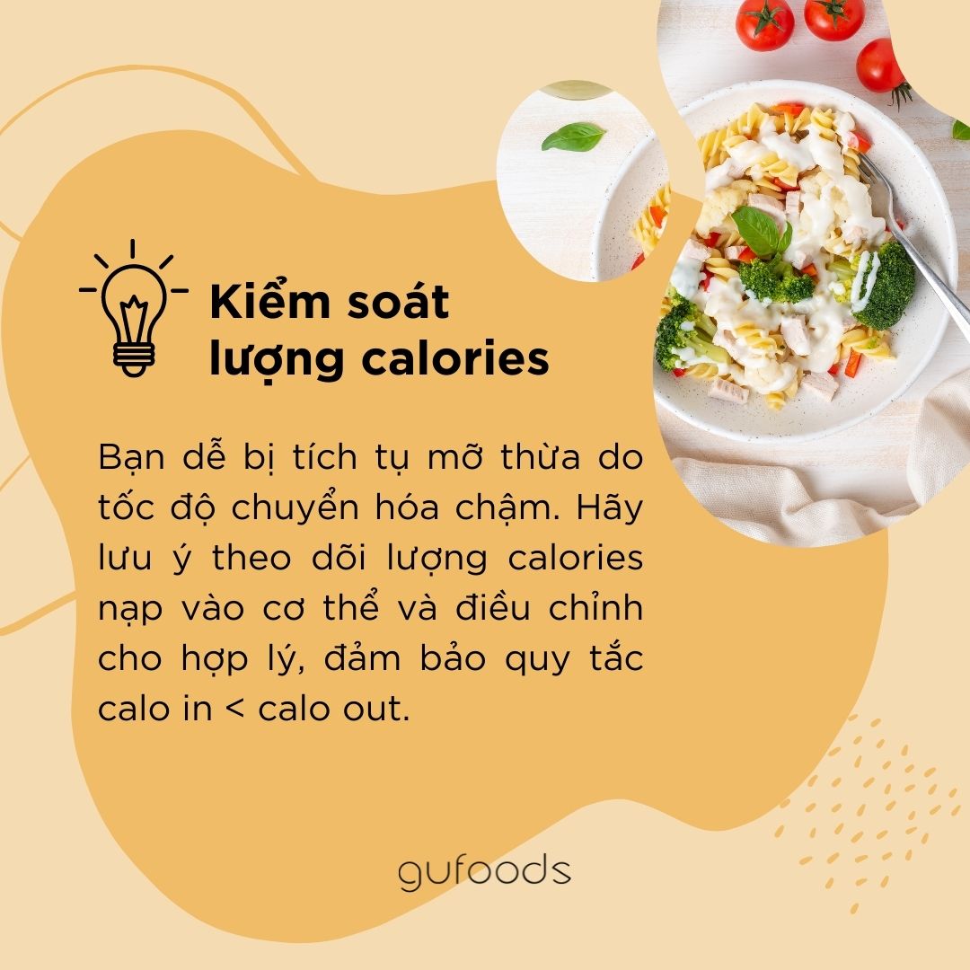 Nếu bạn thương là người dễ tăng cân...