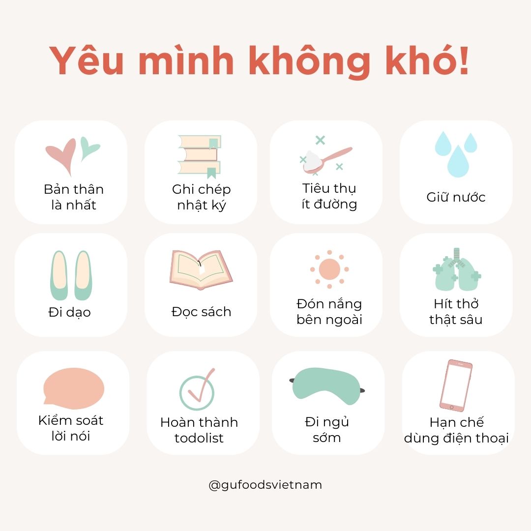 Yêu mình không khó, bạn thương nhỉ!