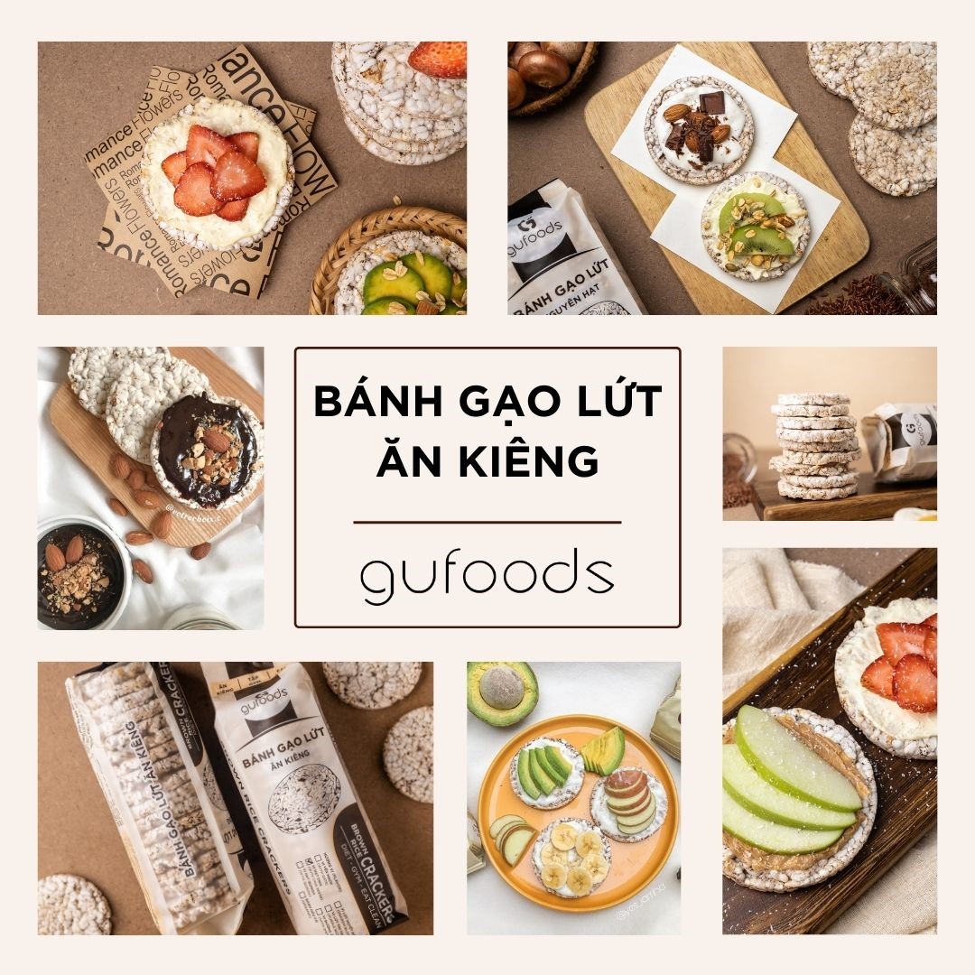 1. Bánh gạo lứt ăn kiêng GUfoods