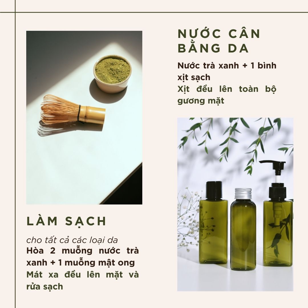 Tại đây có bí kíp làm đẹp với trà xanh!