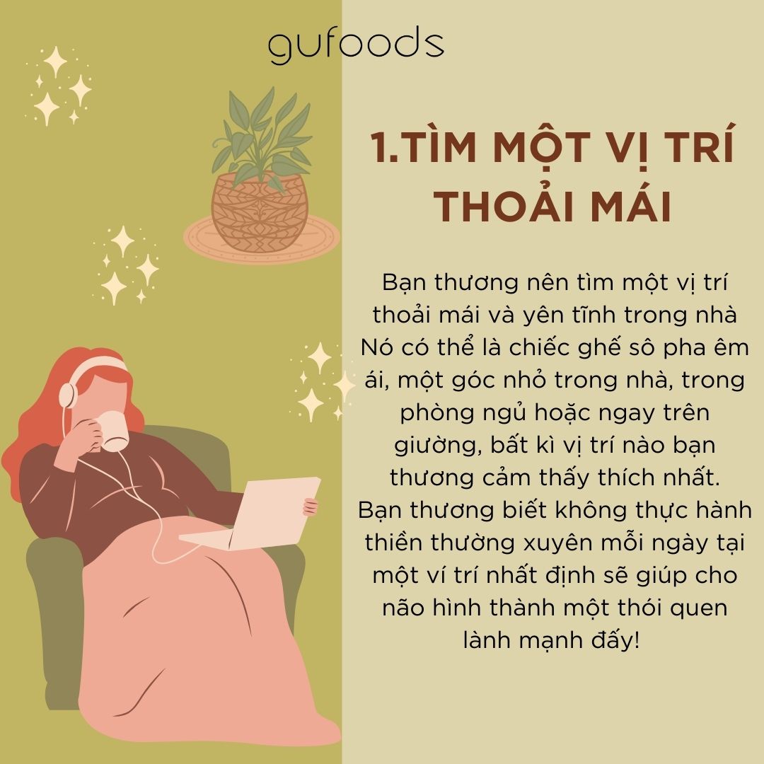 Tìm vị trí phù hợp trong nhà
