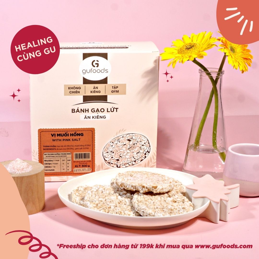NĂNG LƯỢNG "HEALING" ĐẾN TỪ BÁNH GẠO LỨT VỊ MUỐI HỒNG