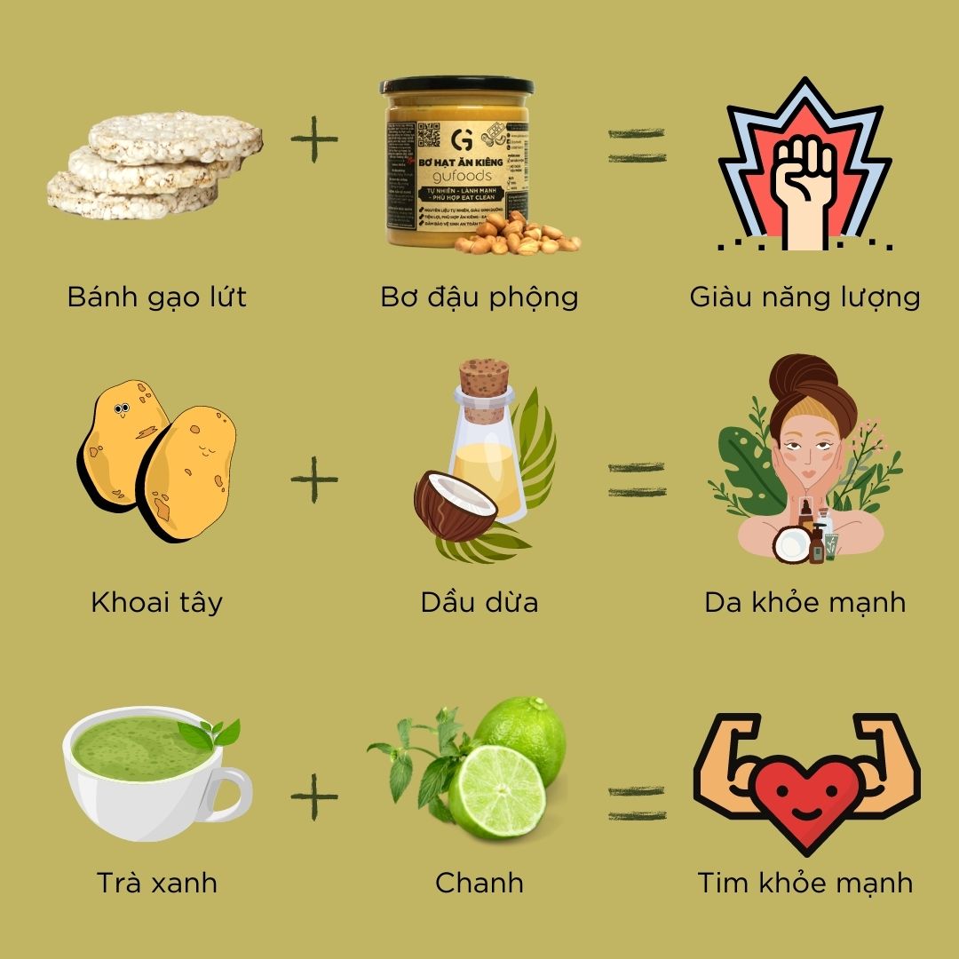 Các cặp đôi hoàn hảo trong thực phẩm