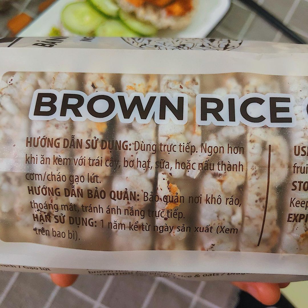 Snack bơ bánh gạo lứt