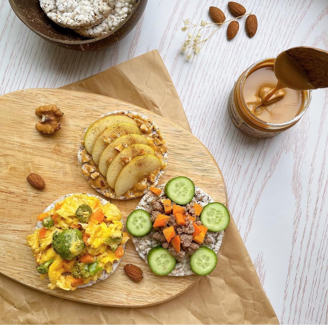 Bánh gạo lứt mix