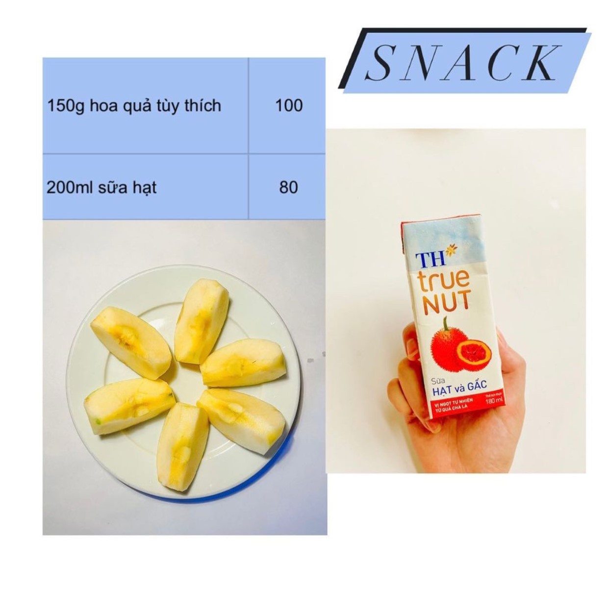 Thực đơn tăng cơ giảm mỡ siêu đơn giản ~ 1300kcal - 110g protein
