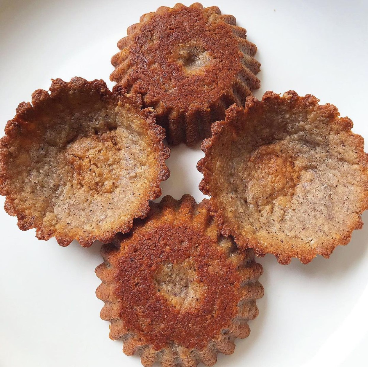 Đế bánh tart làm từ bánh gạo lứt