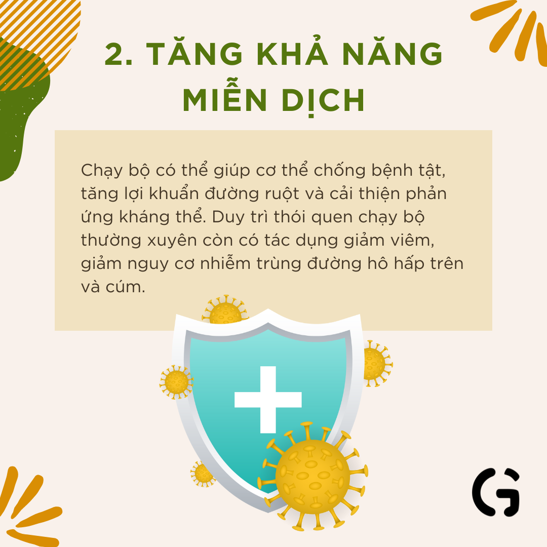Chạy bộ giúp tăng khả năng miễn dịch