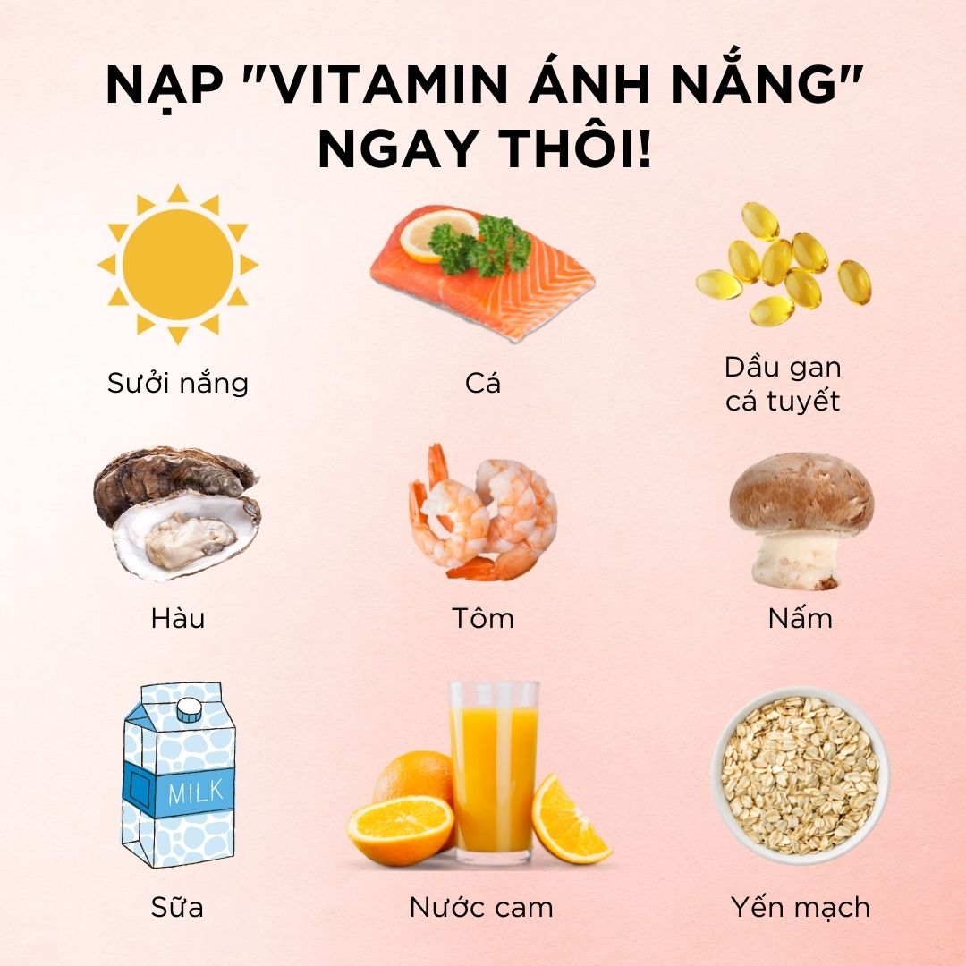 Thiếu vitamin D - Mối nguy hại tới nhan sắc phái đẹp