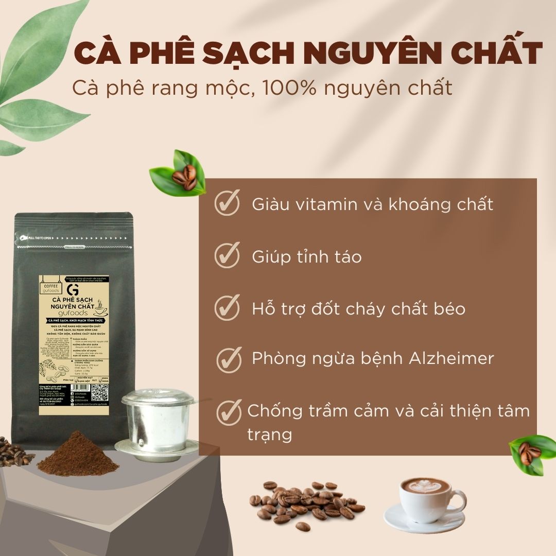 Cà phê nguyên chất