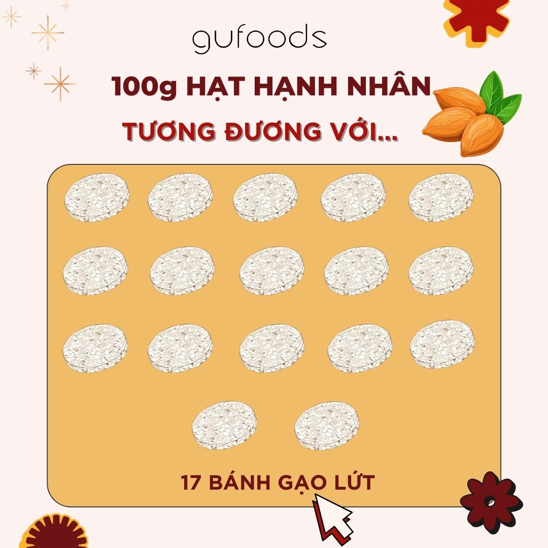 Calories trong hạt hạnh nhân