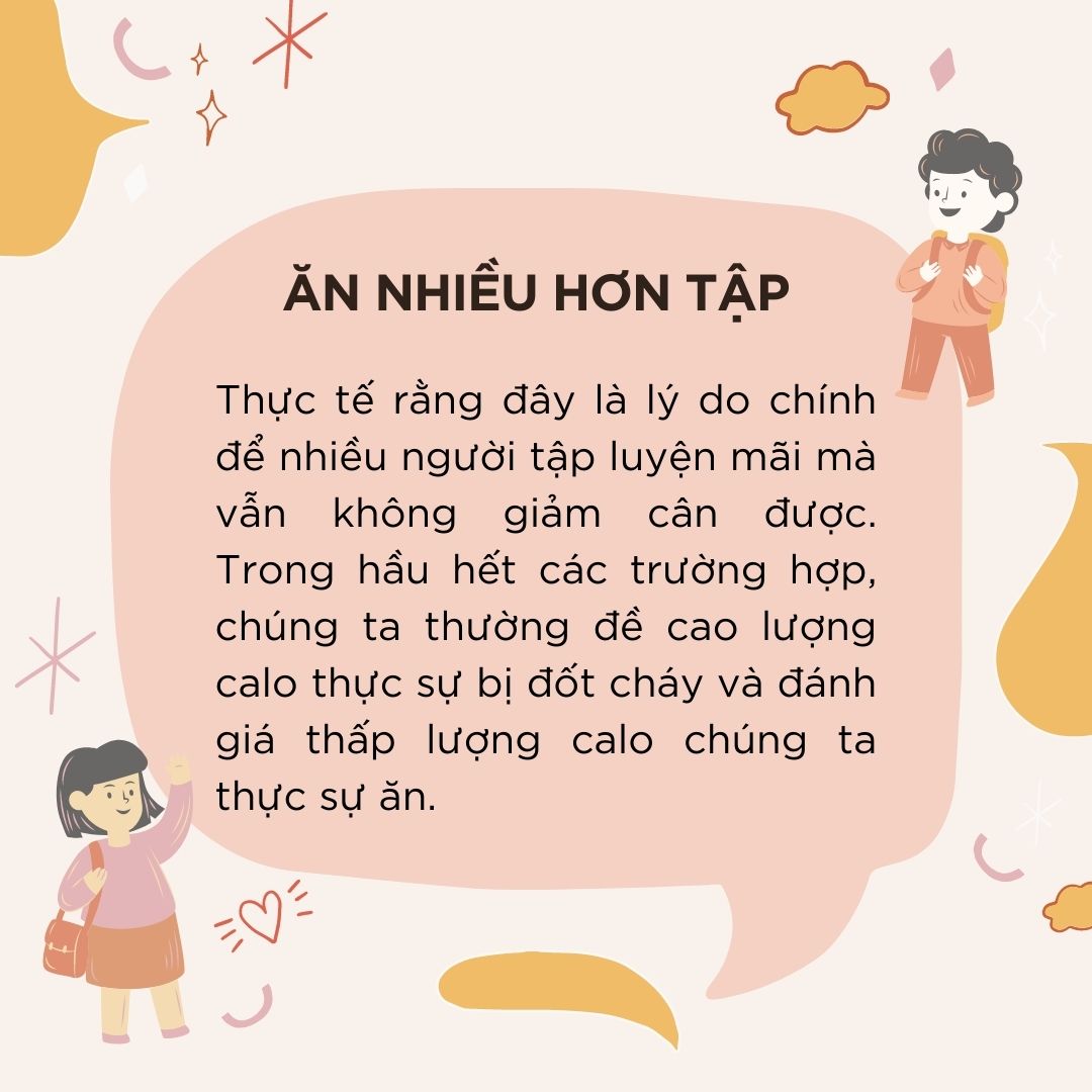 Tại sao bạn thương giảm cân mãi không hiệu quả?