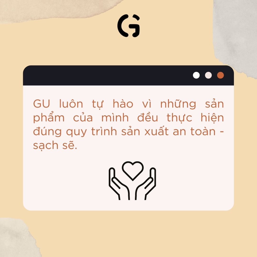 GUfoods có quy trình sản xuất an toàn - sạch sẽ