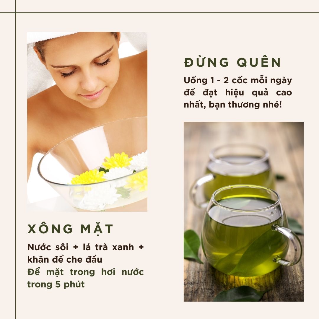 Tại đây có bí kíp làm đẹp với trà xanh!