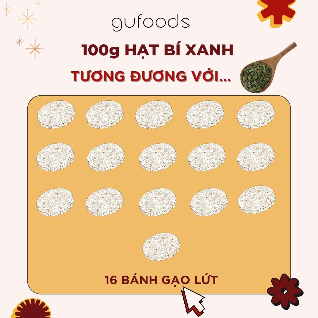Calories trong hạt bí xanh