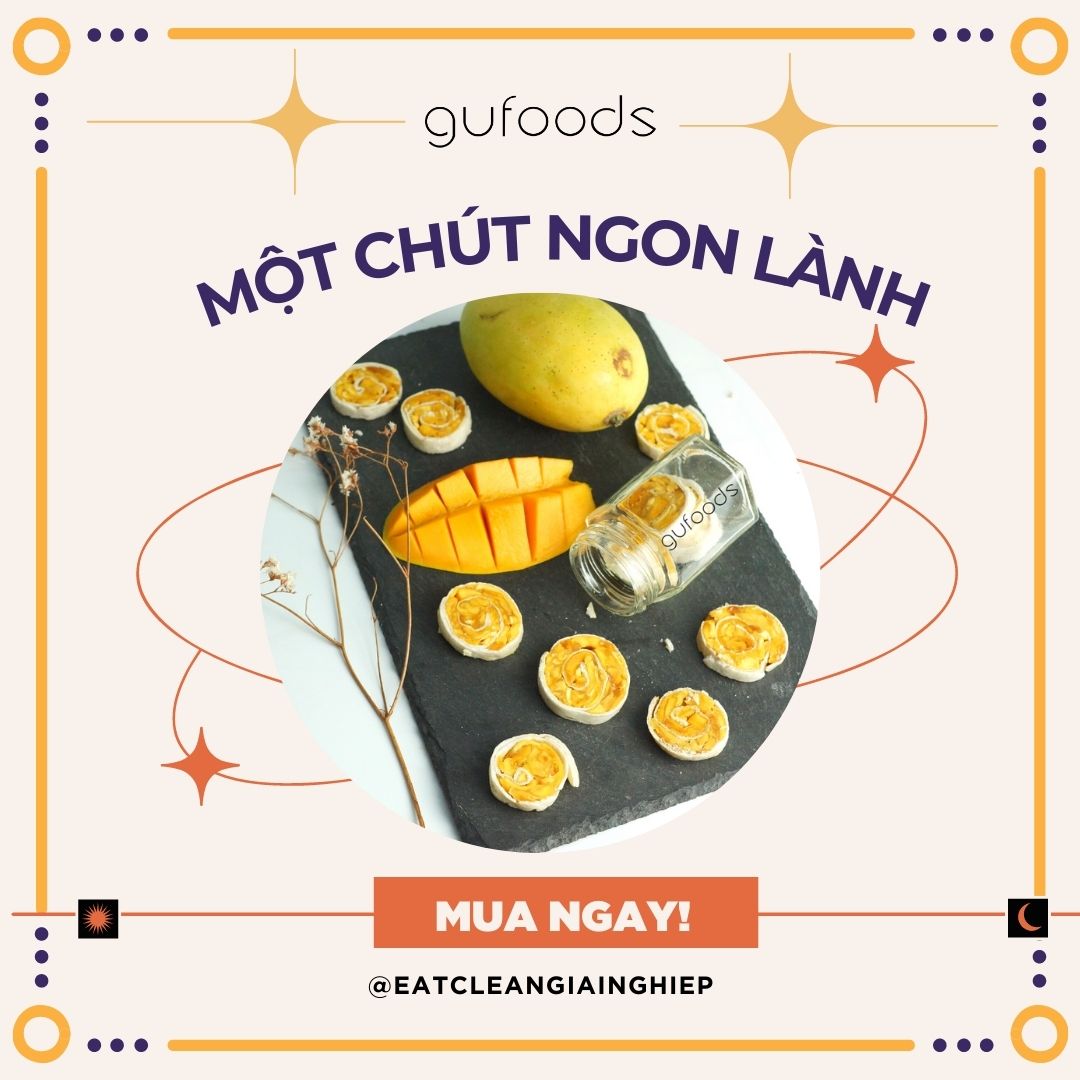 Bánh trái cây cuộn xoài