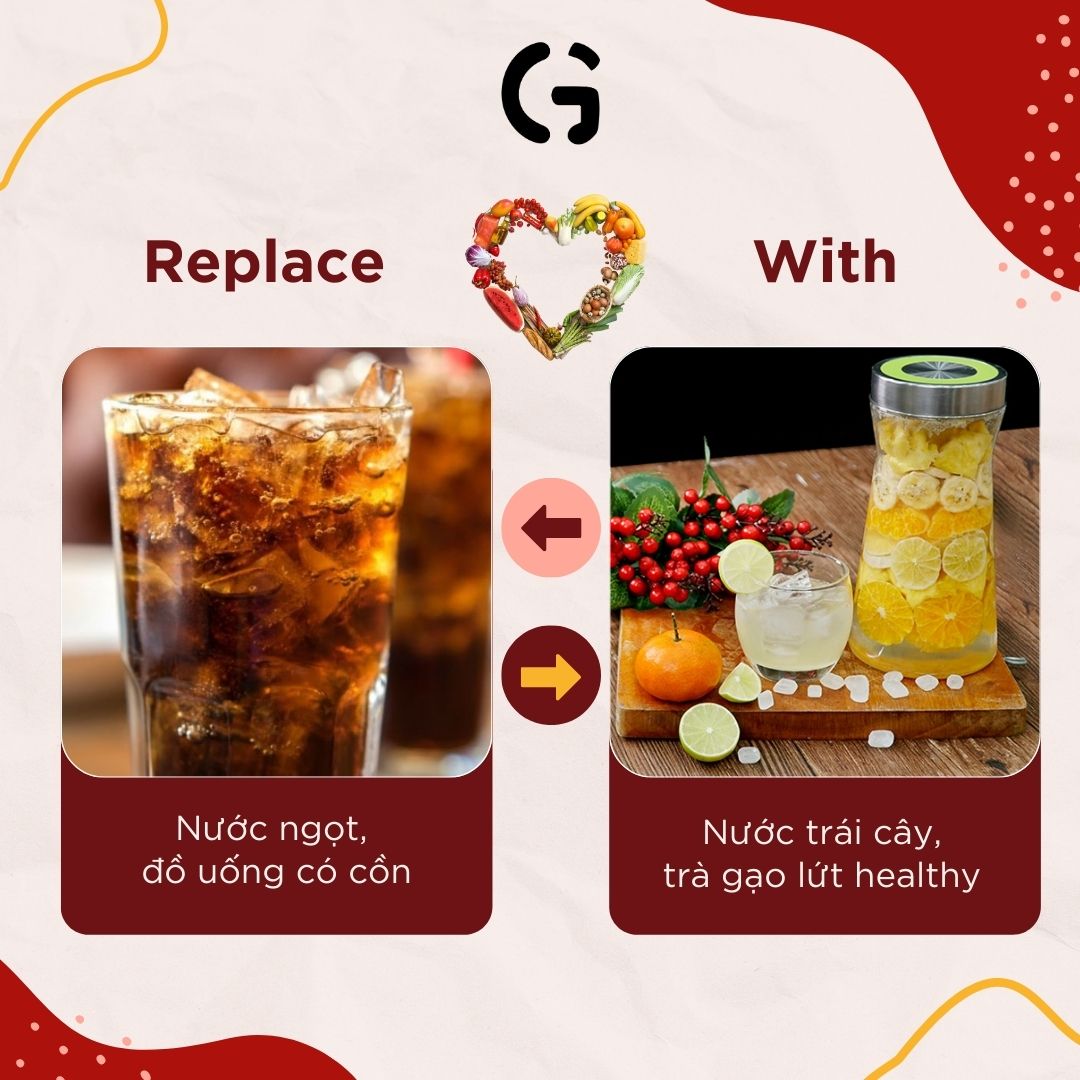 Trà gạo lứt healthy
