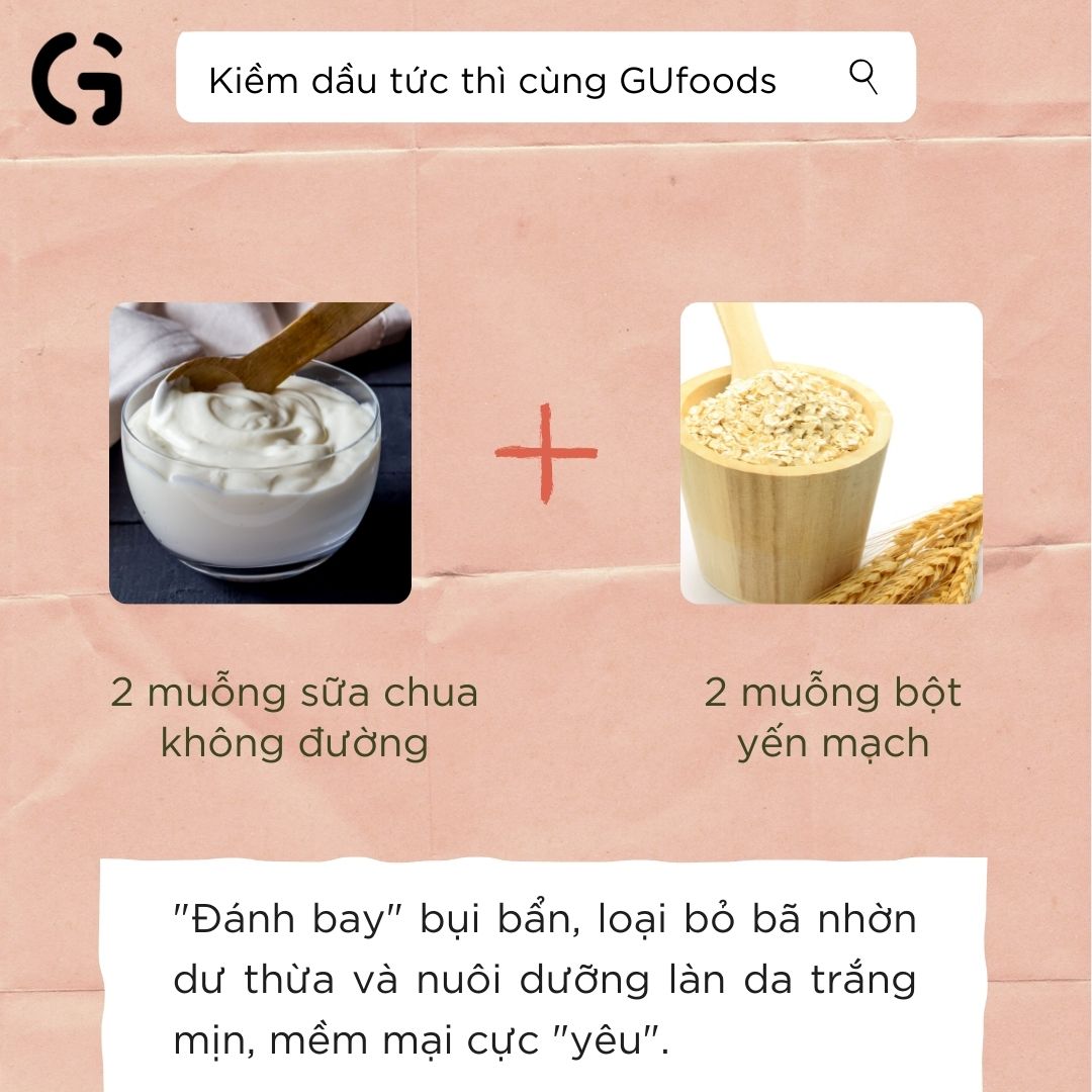 Vài công thức làm mặt nạ kiềm dầu hay ho