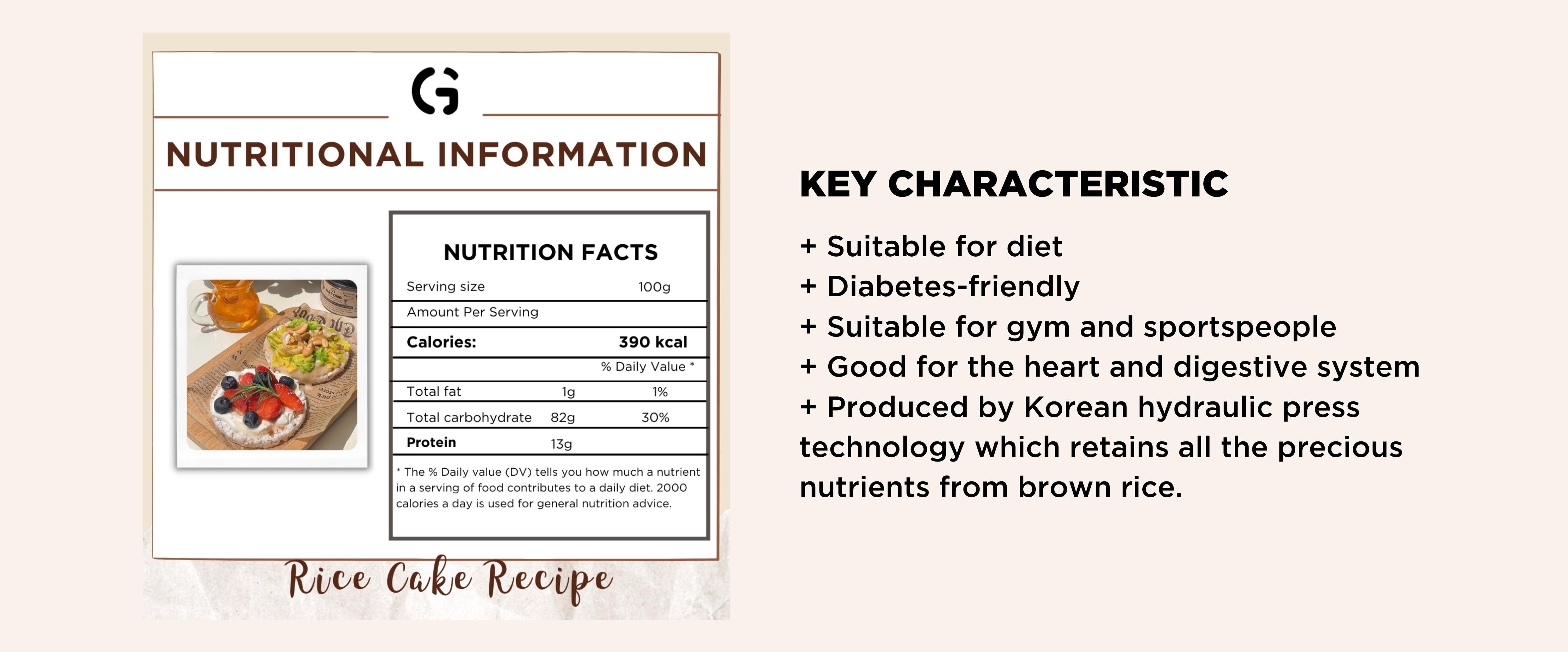 Brown rice cake with bacon & scrambled eggs - Rice cake recipes