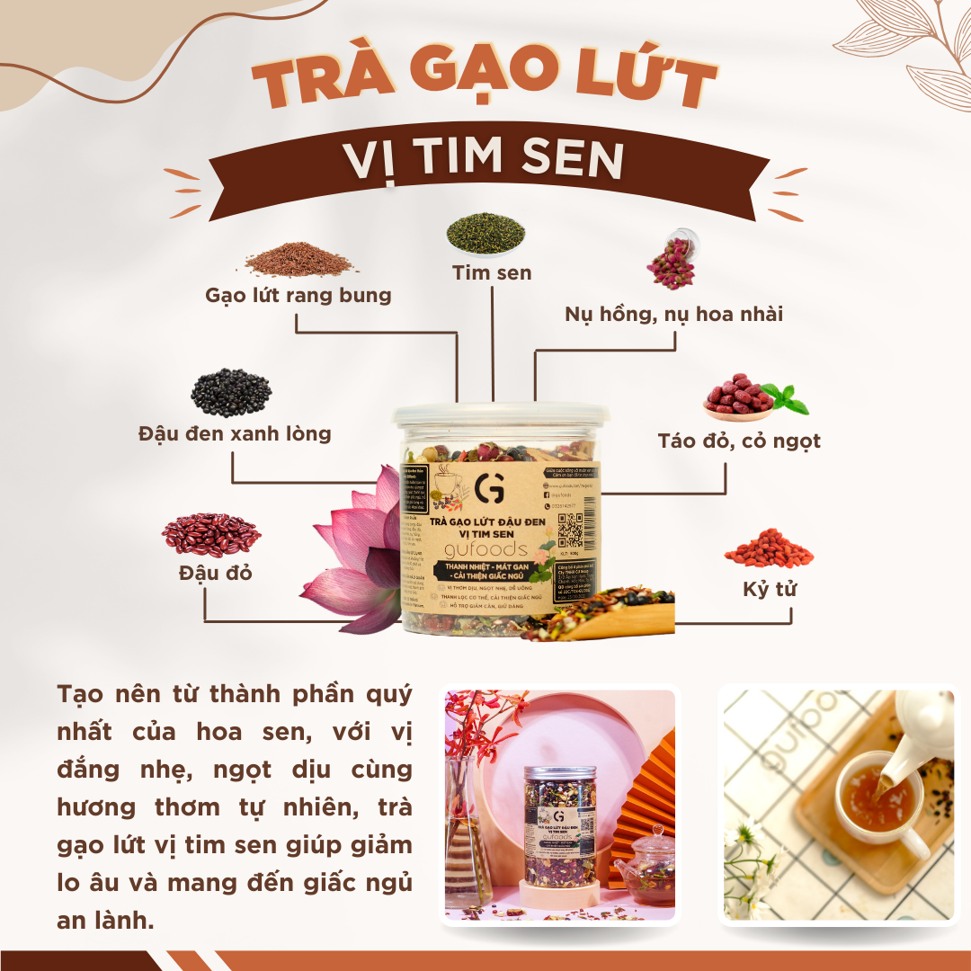 Trà GL đậu đen vị Bạc hà