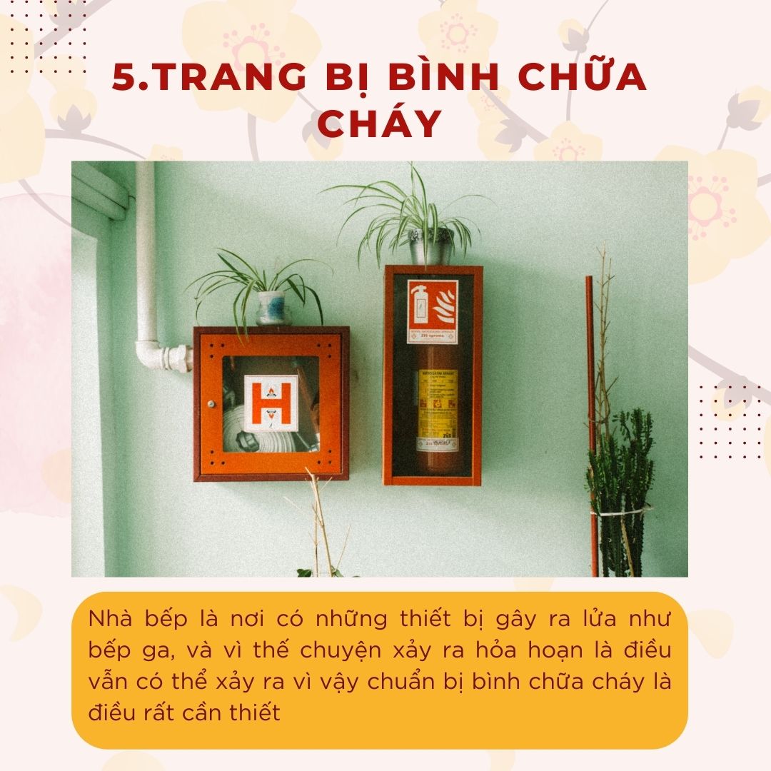 Trang bị bình chữa cháy