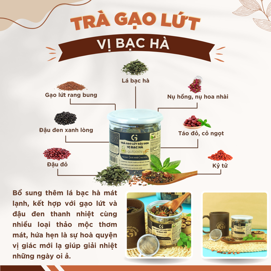 Trà GL đậu đen vị Khổ qua rừng