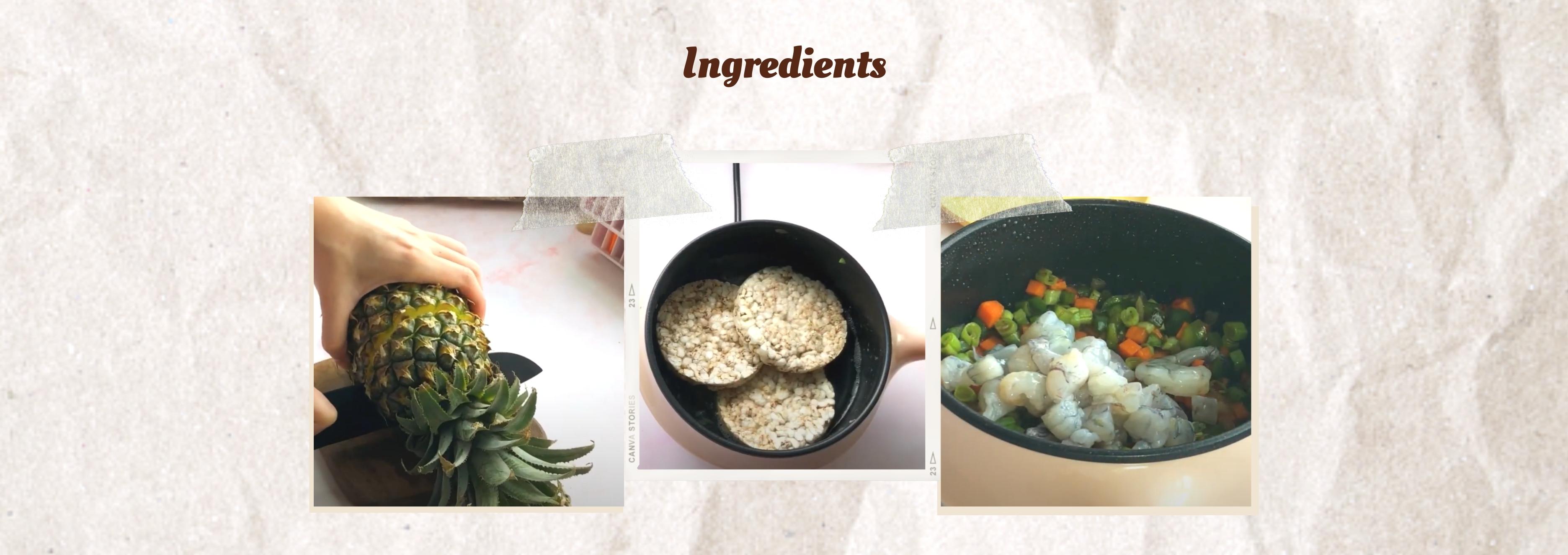 Pineapple fried rice - rice cake recipes