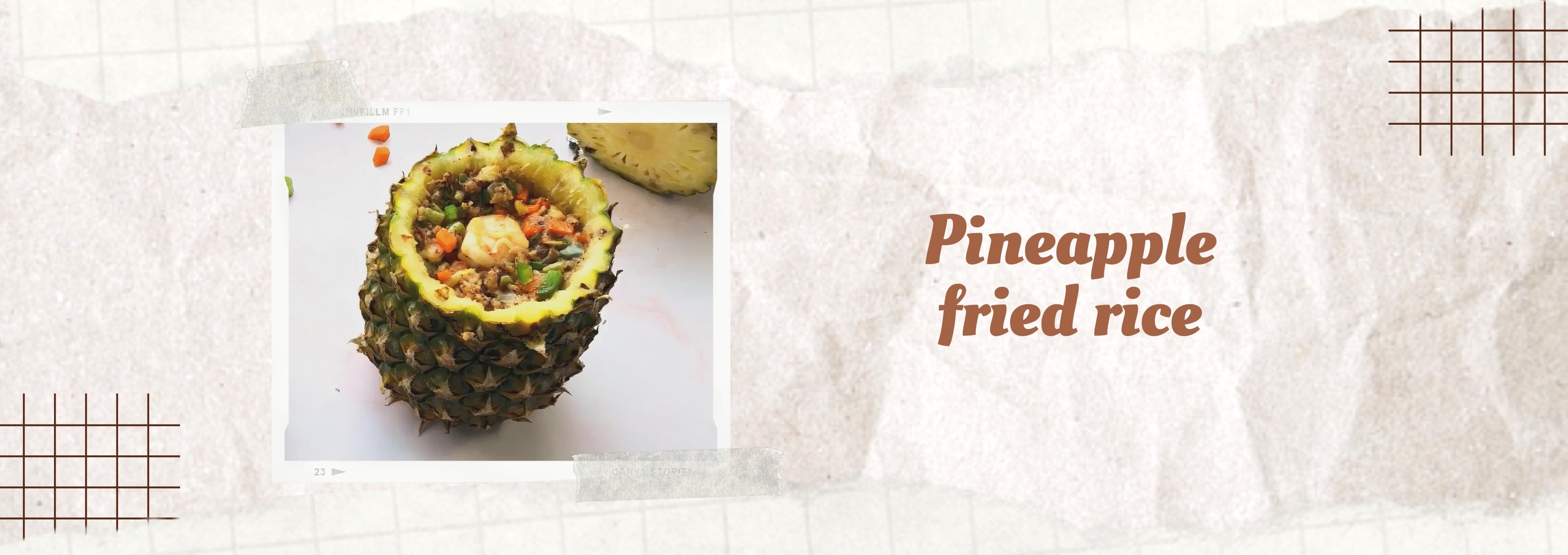 Pineapple fried rice - rice cake recipes