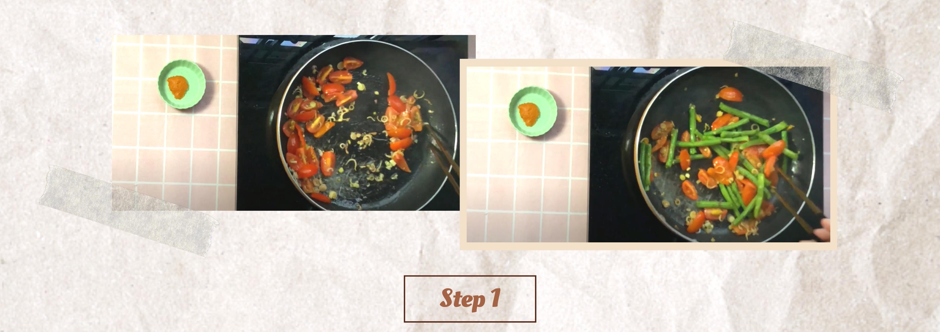 Tom yum brown rice - rice cake recipes