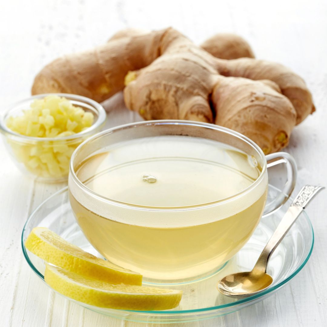 Trà gừng - loại trà thảo mộc giúp giảm cân
