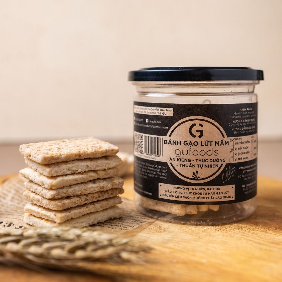 Bánh ăn kiêng - Bánh gạo lứt mầm