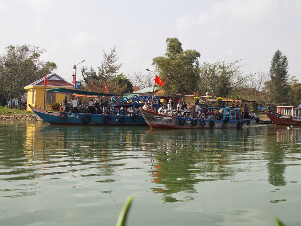Bến đò Cẩm kim qua sông bến Bạch Đằng Hội An ngày xưa